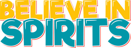 Inspire a sense of wonder and curiosity with this lettering design that celebrates National Paranormal Day.のイラスト素材