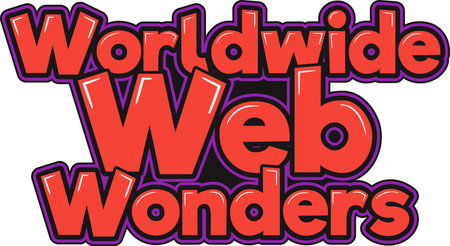 Explore the marvels of the worldwide web, where endless wonders await.のイラスト素材