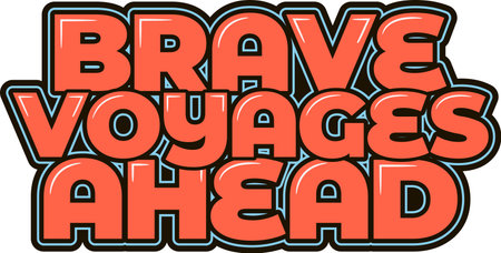 Embrace the unknown with unwavering courage.のイラスト素材