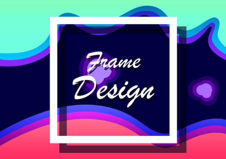 Texture background design abstract wave shapesのイラスト素材