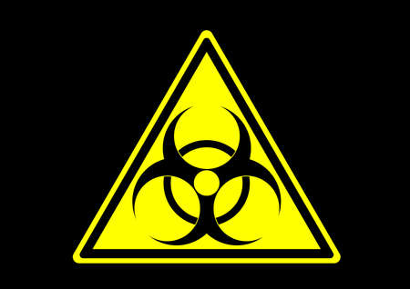 biological hazard safety signのイラスト素材