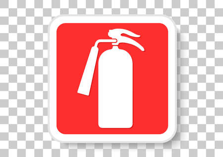 Fire Extinguisher industrial sign illustration.のイラスト素材