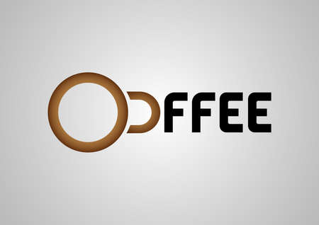coffee break logo designのイラスト素材