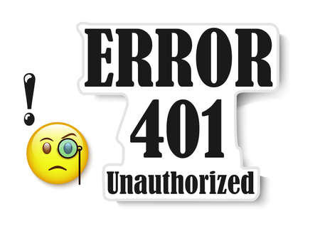 error 401 trouble banner