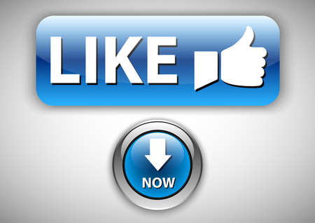 like button content social media