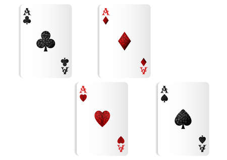 Ace playing cards symbol