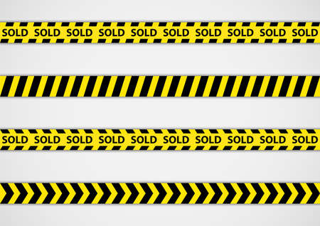 A yellow custom marketing label