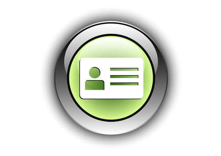 id card icon luminosity buttonのイラスト素材