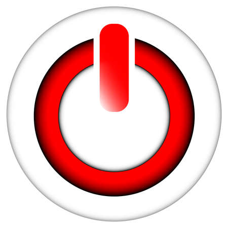 vector design of power button sign