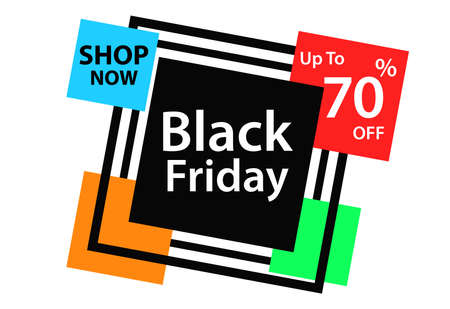 black friday sale discountのイラスト素材