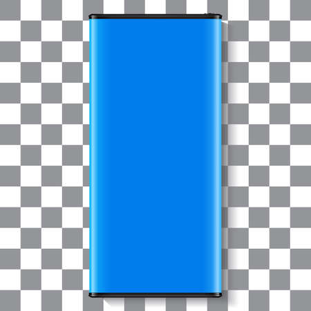 full screen front view realistic smartphone designのイラスト素材