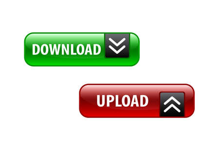 download upload button
