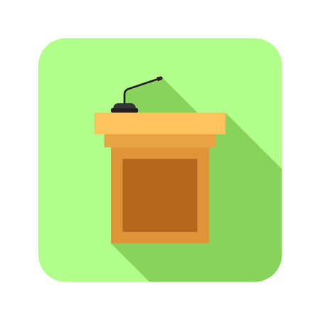 podium speech iconのイラスト素材