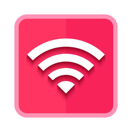 wireless technology icon buttonのイラスト素材