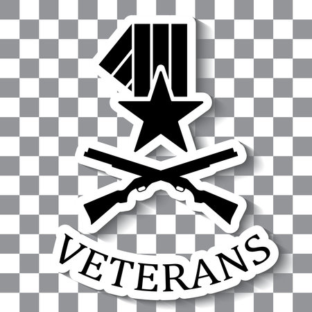 veteran logo designのイラスト素材