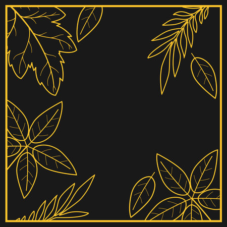 gold pattern background cardのイラスト素材