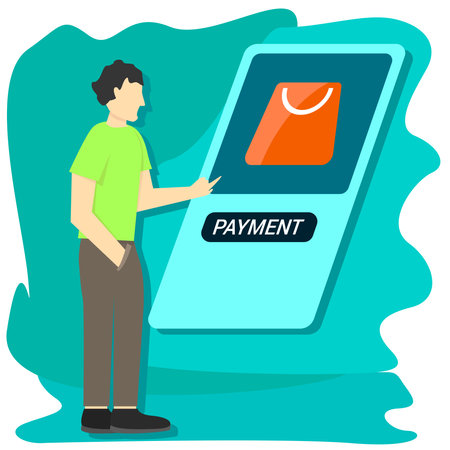 ecommerce payment illustrationのイラスト素材