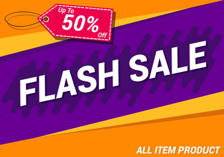 flash sale backgroundのイラスト素材