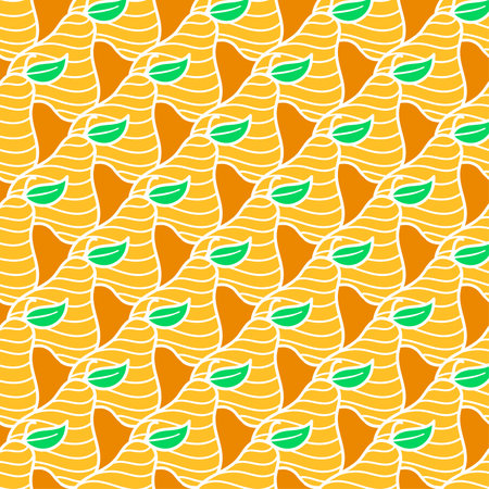 pear fruit seamless background print. Great for summer vintage fabric, scrapbooking, wallpaper, giftwrap. repeat pattern background designのイラスト素材