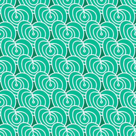 spiral ornaments japanese seamless background print. Great for summer vintage fabric, scrapbooking, wallpaper, giftwrap. repeat pattern background designのイラスト素材