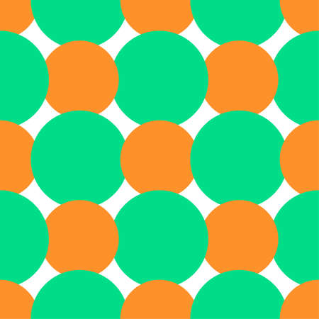 circle dot colors seamless pattern textile print. Great for summer vintage fabric, scrapbooking, wallpaper, giftwrap. repeat pattern background designのイラスト素材