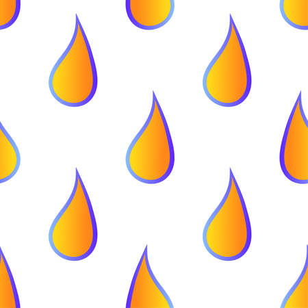 water drop gradient seamless pattern textile print. Great for summer vintage fabric, scrapbooking, wallpaper, giftwrap. repeat pattern background designのイラスト素材