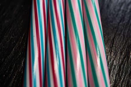 colored striped pens,photo art. creative photography