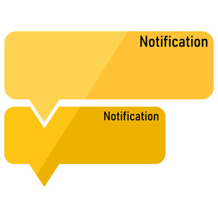 bubble chat notification icon. doodle icon drawingのイラスト素材