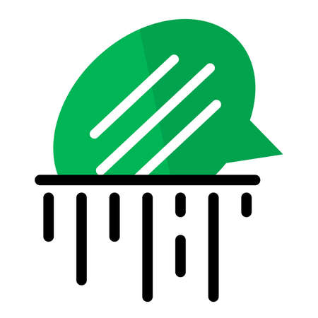 message shredder mobile app icon. symbol designのイラスト素材