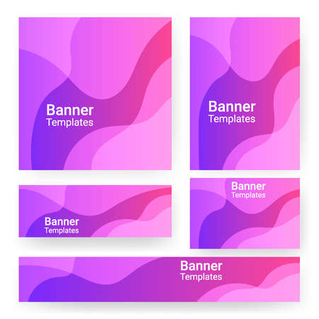 wave gradient texture poster templates for business. template for poster,brochure,backgrounds cover etcのイラスト素材