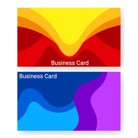 business card set templates background for print. template for poster,brochure,backgrounds cover etcのイラスト素材