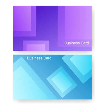 business card name template set square pattern. template for poster,brochure,backgrounds cover etcのイラスト素材