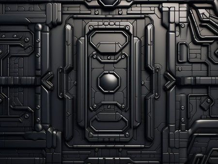 ai generated images, steel fiber material dark texture elegant backgroundの素材