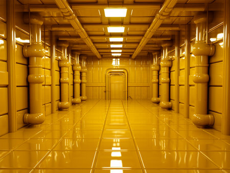 blank room 3d design for template mockupの素材