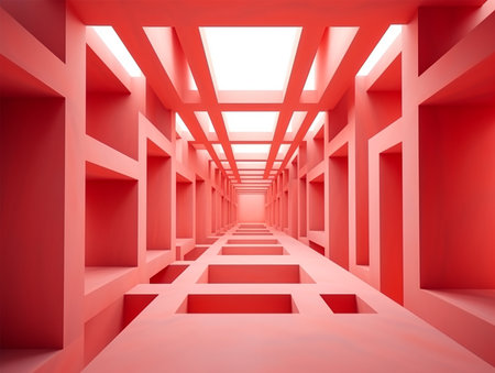blank room 3d design for template mockupの素材