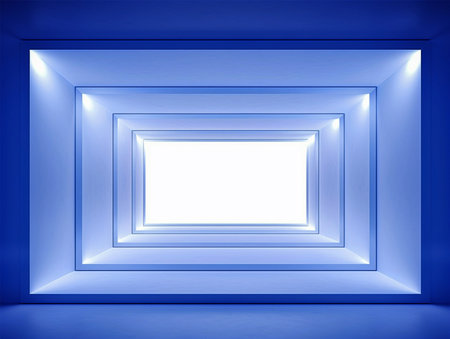 blank room 3d design for template mockupの素材