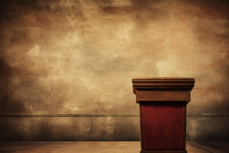 Podium background for templateの素材