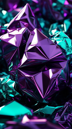 Colorful dark abstract texture with shine refractionの素材