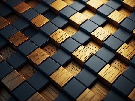 abstract 3d background dark light glossy effect. presentation backdropの素材