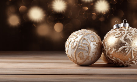 Christmas decoration design with blank template background. creative imageの素材