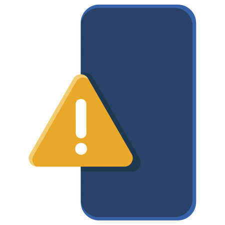 flat icon design, black color symbol of phone errorのイラスト素材