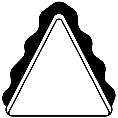 flat icon design, black color symbol of sandwichのイラスト素材