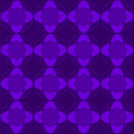 purple magenta violet lavender mandala floral creative seamless pattern design background vector illustration. Good use for fabric wallpaperのイラスト素材