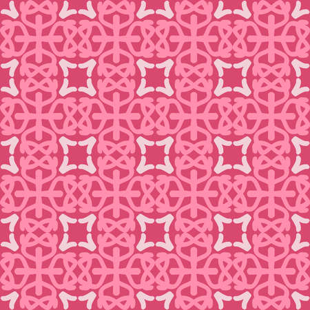 red violet pink pastel mandala art seamless pattern floral creative design background vector illustrationのイラスト素材