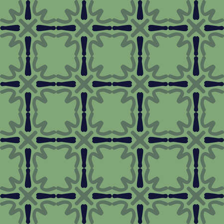 green blue turquoise aqua menthe mandala art seamless pattern floral creative design background...