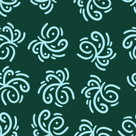 green blue abstract seamless pattern creative vintage design background vector illustrationのイラスト素材