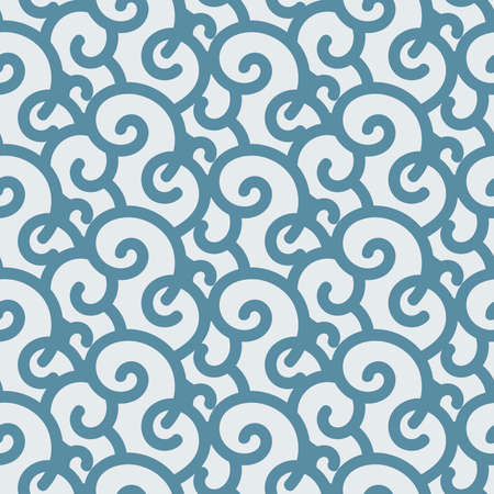seamless pattern blue ocean wave creative design background vector illustrationのイラスト素材