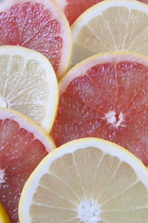 portion of sliced citrus