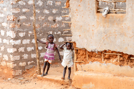 Tsavo East, Kenya, Africa, 19 August 2023, Children in an orphanage doing some activitiesのeditorial素材
