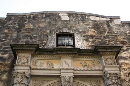 The Alamo in San Antonio, Texas.  A large piece of Texas history and pride.  Remember the Alamo!の写真素材